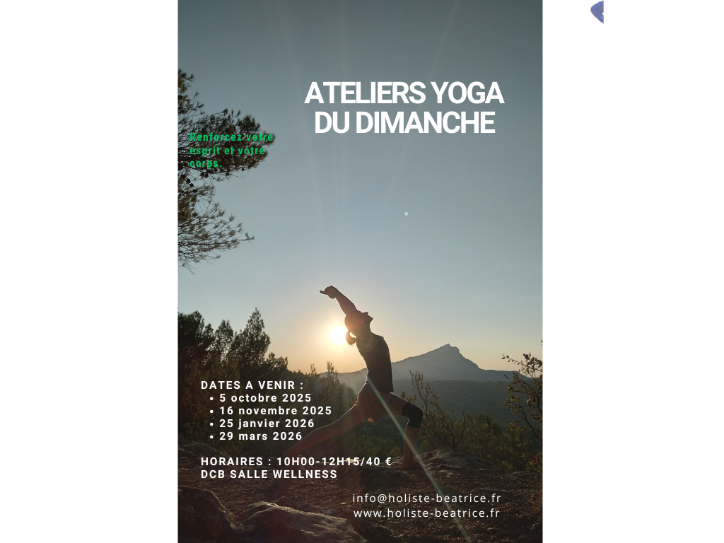 ATELIERS DU DIMANCHE YOGA AYURVEDA SAISON 2025 2026